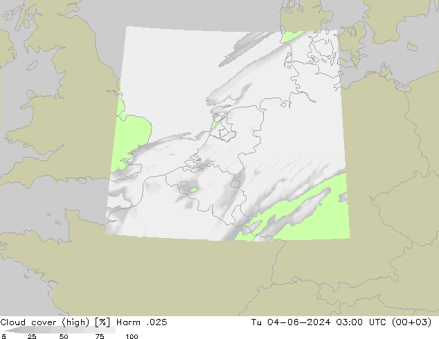 Wolken (hohe) Harm .025 Di 04.06.2024 03 UTC