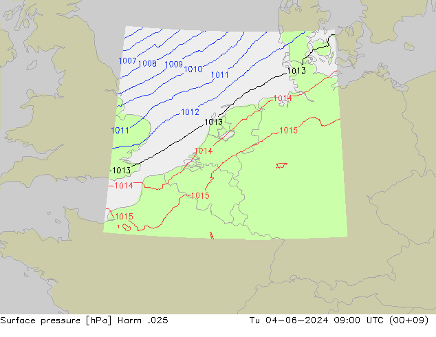 Yer basıncı Harm .025 Sa 04.06.2024 09 UTC