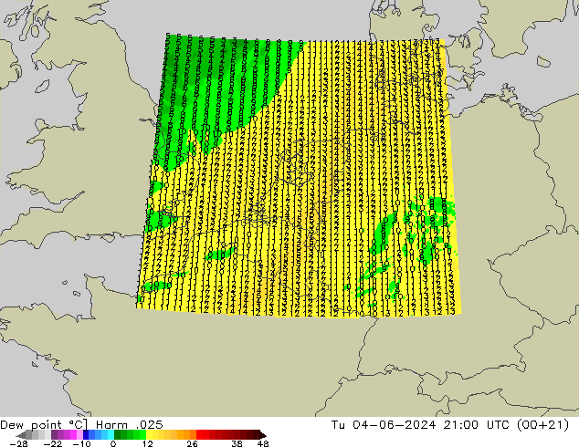 Rosný bod Harm .025 Út 04.06.2024 21 UTC