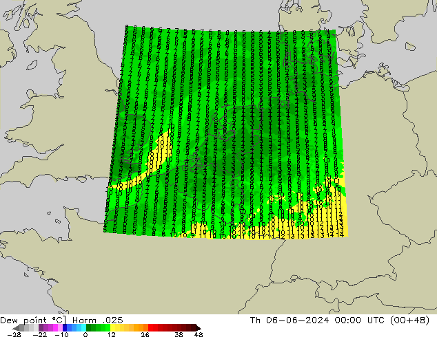 Punto di rugiada Harm .025 gio 06.06.2024 00 UTC