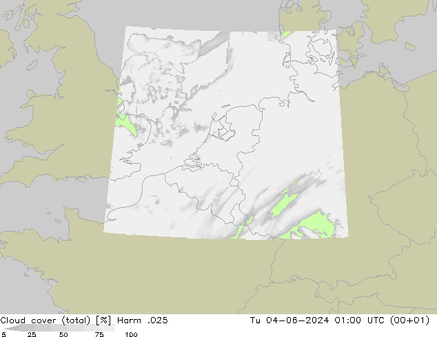 Nuages (total) Harm .025 mar 04.06.2024 01 UTC