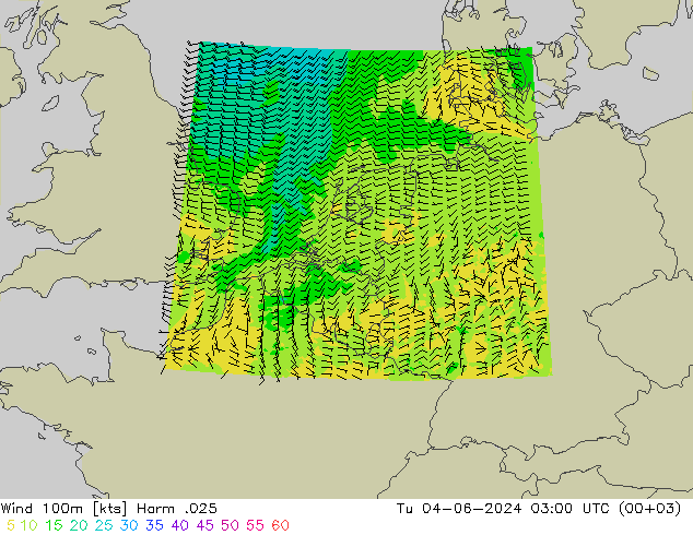 Viento 100m Harm .025 mar 04.06.2024 03 UTC