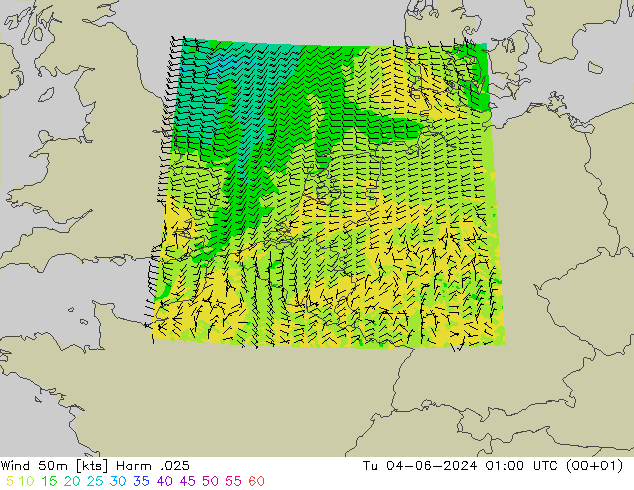 Vento 50 m Harm .025 Ter 04.06.2024 01 UTC