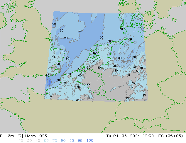 RH 2m Harm .025 вт 04.06.2024 12 UTC