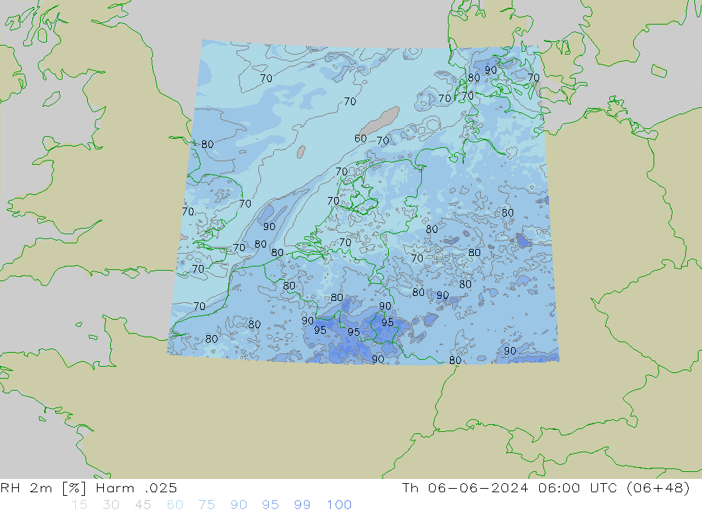 RH 2m Harm .025 Do 06.06.2024 06 UTC