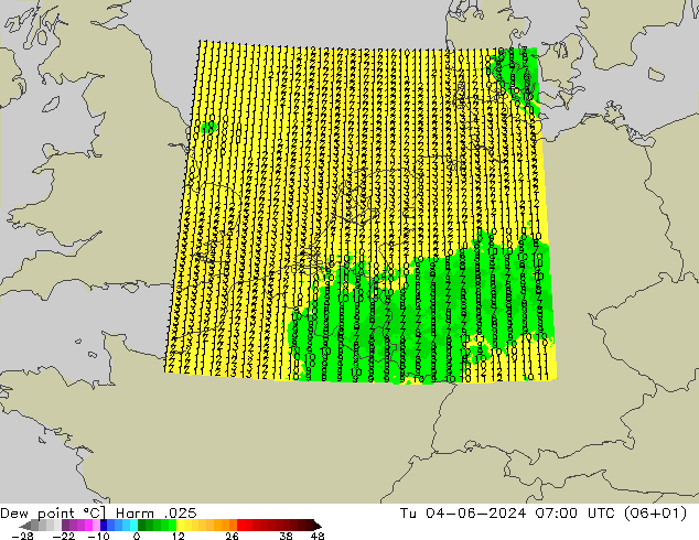 Punto de rocío Harm .025 mar 04.06.2024 07 UTC