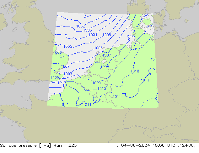 Yer basıncı Harm .025 Sa 04.06.2024 18 UTC