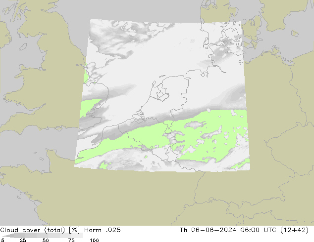 Nuages (total) Harm .025 jeu 06.06.2024 06 UTC