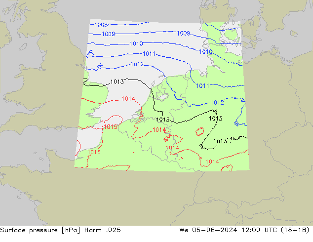 pressão do solo Harm .025 Qua 05.06.2024 12 UTC