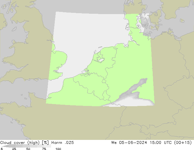 Nuages (élevé) Harm .025 mer 05.06.2024 15 UTC