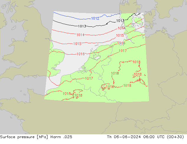 Yer basıncı Harm .025 Per 06.06.2024 06 UTC