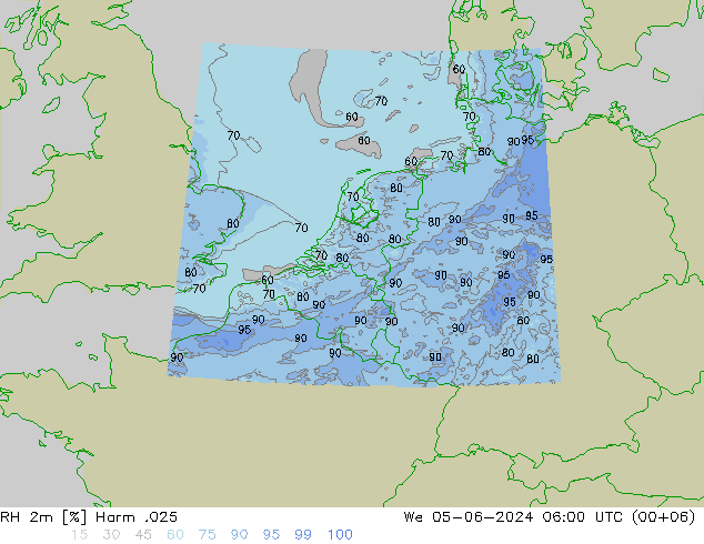 RH 2m Harm .025 Mi 05.06.2024 06 UTC