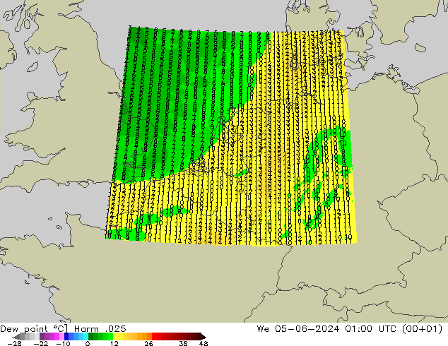 Rosný bod Harm .025 St 05.06.2024 01 UTC