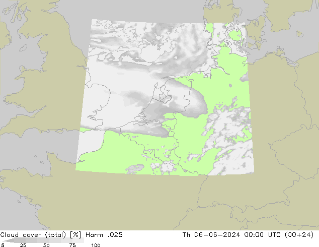 Bulutlar (toplam) Harm .025 Per 06.06.2024 00 UTC