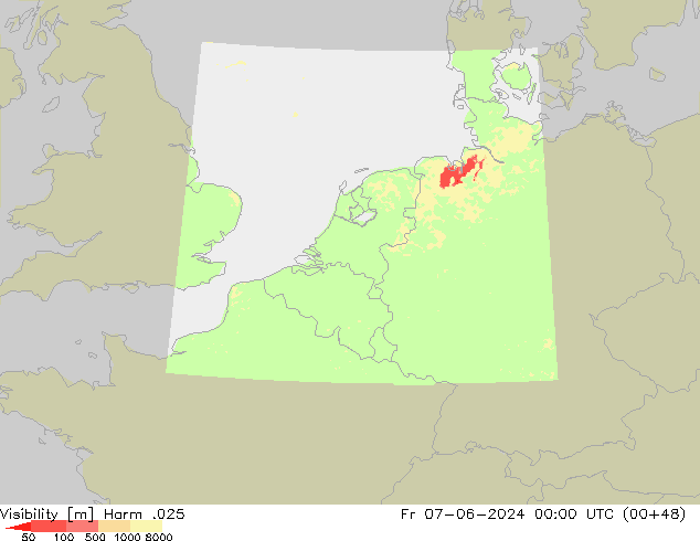 Sichtweite Harm .025 Fr 07.06.2024 00 UTC