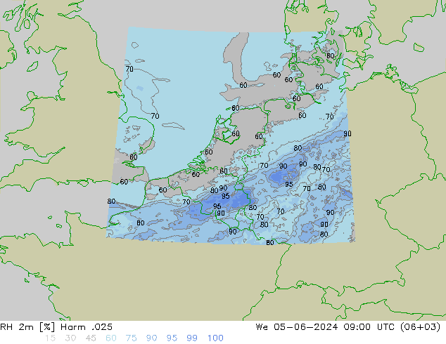 RH 2m Harm .025 Mi 05.06.2024 09 UTC