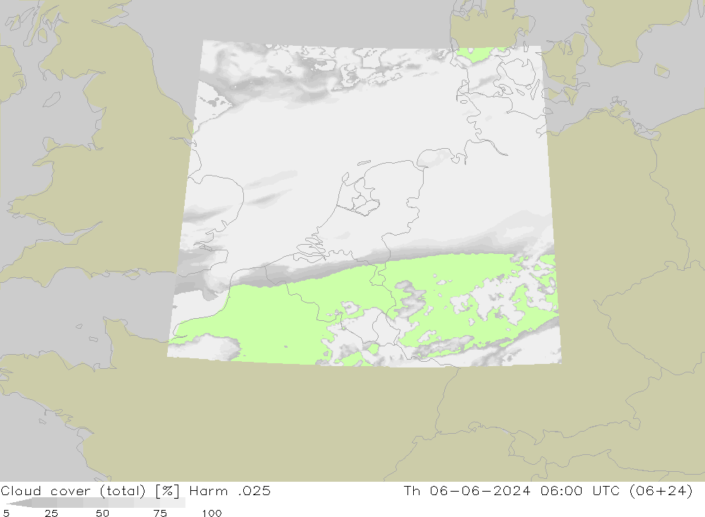 Nuages (total) Harm .025 jeu 06.06.2024 06 UTC