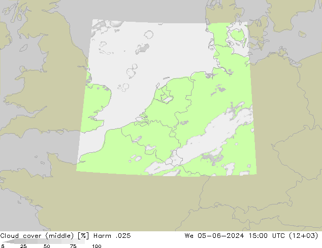 Wolken (mittel) Harm .025 Mi 05.06.2024 15 UTC