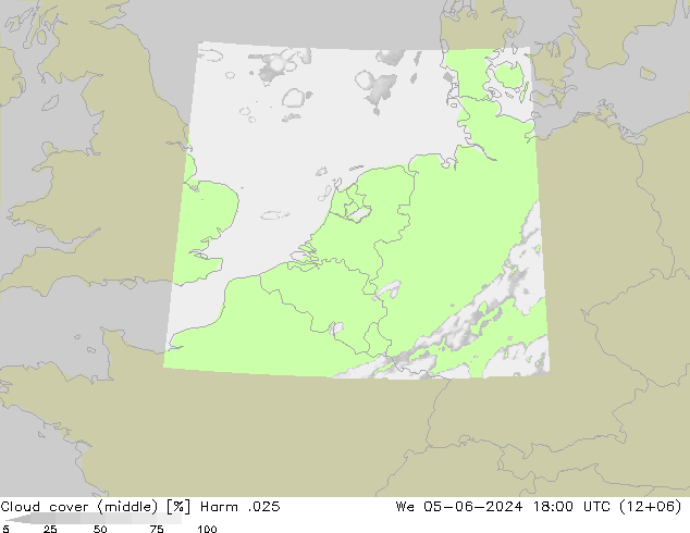 Nubi medie Harm .025 mer 05.06.2024 18 UTC