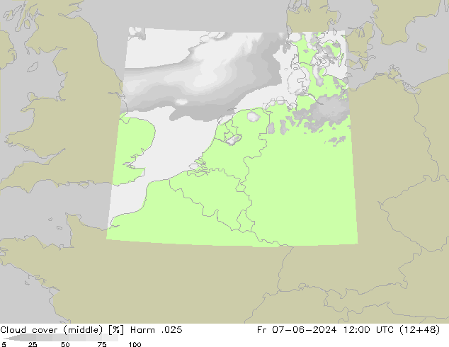 Nubi medie Harm .025 ven 07.06.2024 12 UTC