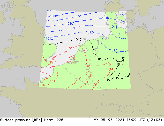 Luchtdruk (Grond) Harm .025 wo 05.06.2024 15 UTC