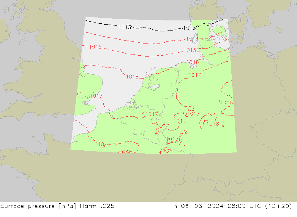 Presión superficial Harm .025 jue 06.06.2024 08 UTC
