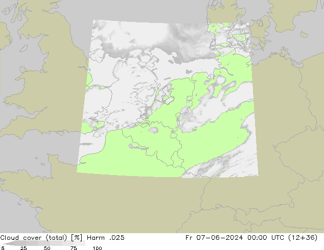 Bulutlar (toplam) Harm .025 Cu 07.06.2024 00 UTC