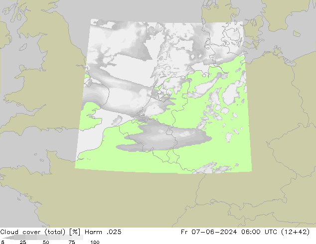 Bulutlar (toplam) Harm .025 Cu 07.06.2024 06 UTC