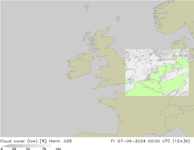 Wolken (tief) Harm .025 Fr 07.06.2024 00 UTC