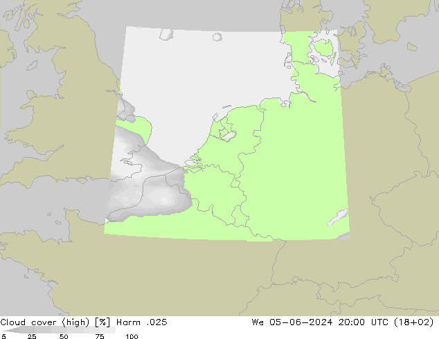 Bulutlar (yüksek) Harm .025 Çar 05.06.2024 20 UTC