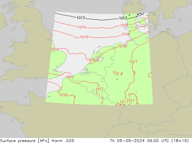 Presión superficial Harm .025 jue 06.06.2024 09 UTC