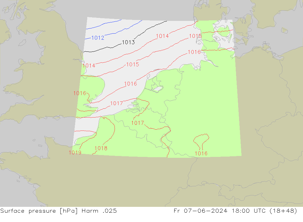 Presión superficial Harm .025 vie 07.06.2024 18 UTC