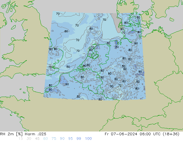 RH 2m Harm .025 Fr 07.06.2024 06 UTC