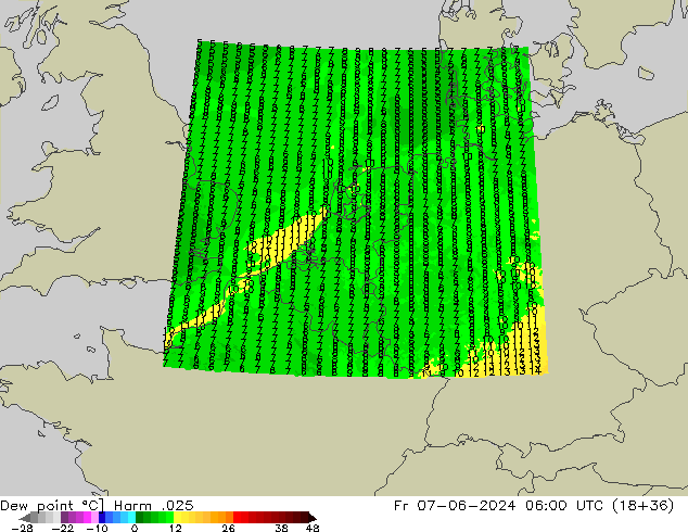 точка росы Harm .025 пт 07.06.2024 06 UTC