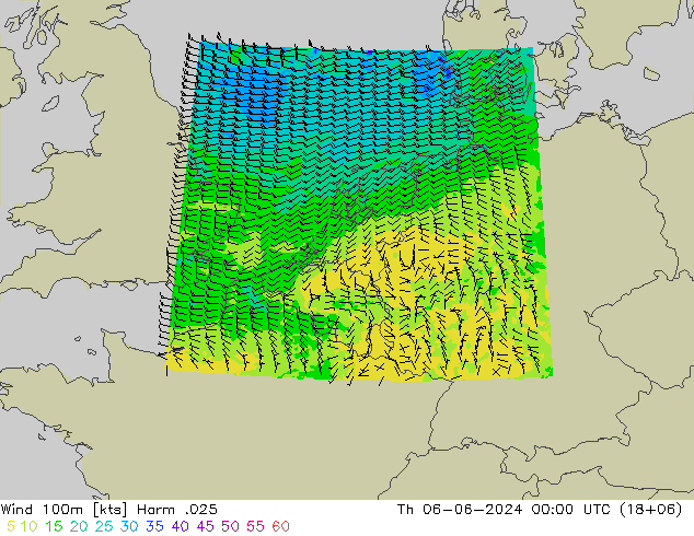 Viento 100m Harm .025 jue 06.06.2024 00 UTC