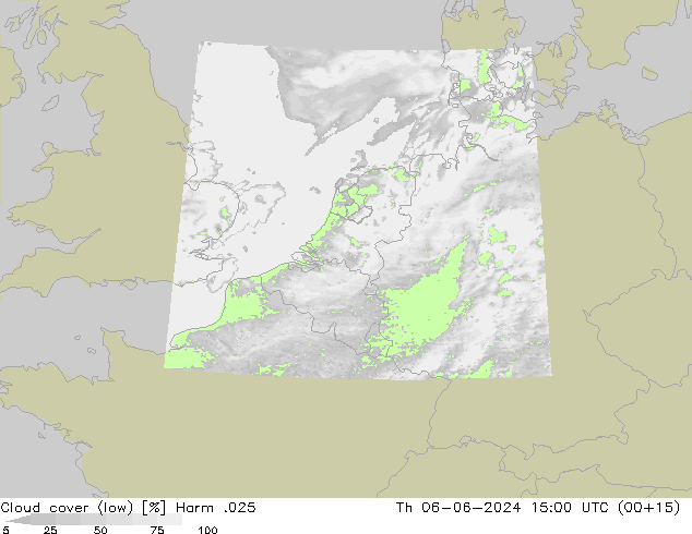 nízká oblaka Harm .025 Čt 06.06.2024 15 UTC