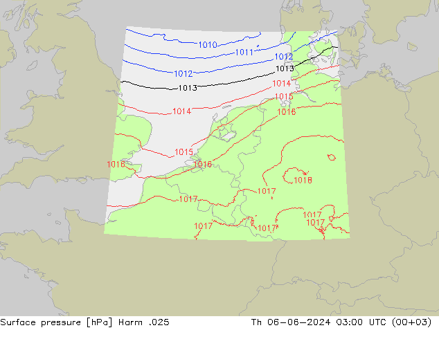 Yer basıncı Harm .025 Per 06.06.2024 03 UTC