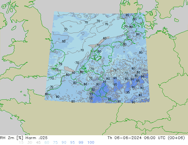 RH 2m Harm .025 Do 06.06.2024 06 UTC