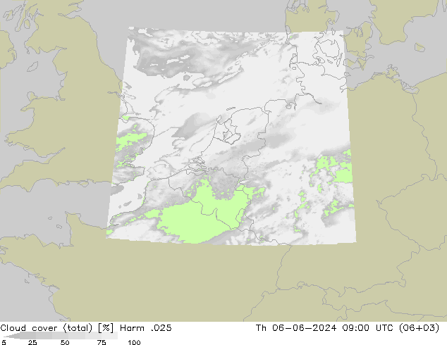 Nubi (totali) Harm .025 gio 06.06.2024 09 UTC