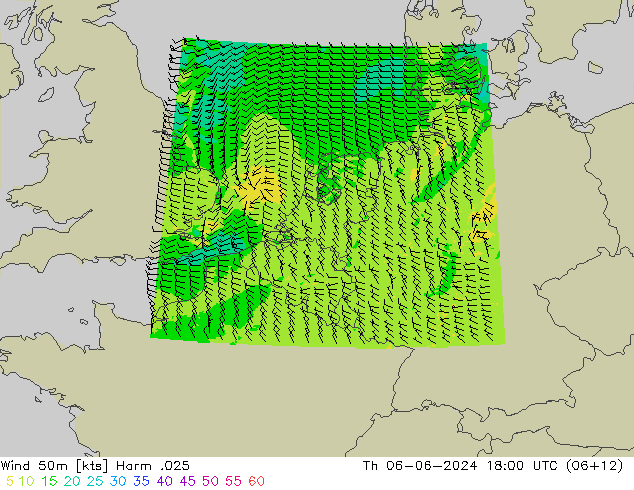 Wind 50m Harm .025 Do 06.06.2024 18 UTC