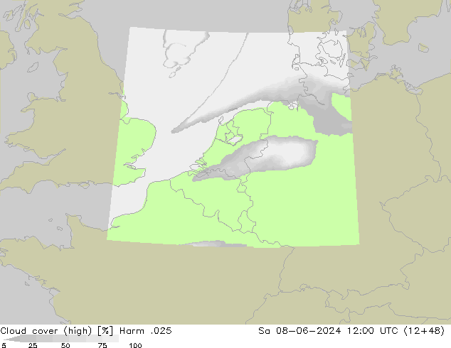 Wolken (hohe) Harm .025 Sa 08.06.2024 12 UTC
