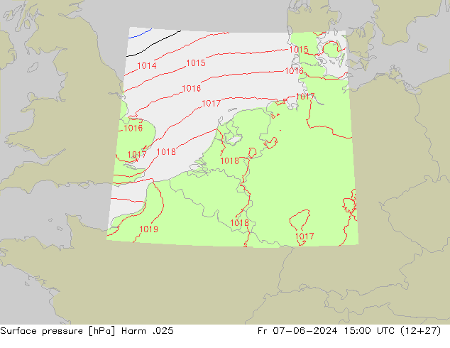 Luchtdruk (Grond) Harm .025 vr 07.06.2024 15 UTC