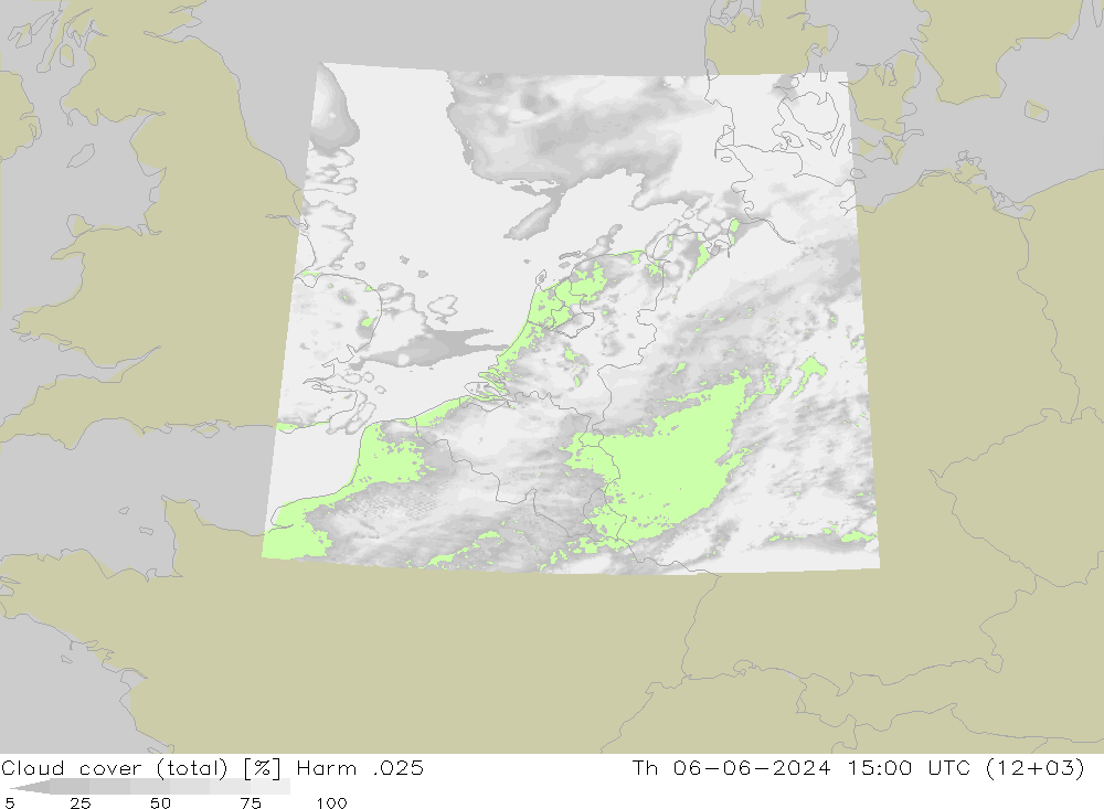 Nubes (total) Harm .025 jue 06.06.2024 15 UTC