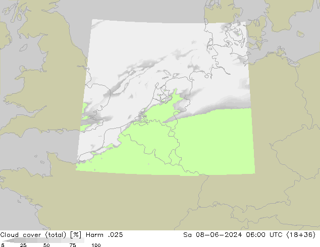 nuvens (total) Harm .025 Sáb 08.06.2024 06 UTC