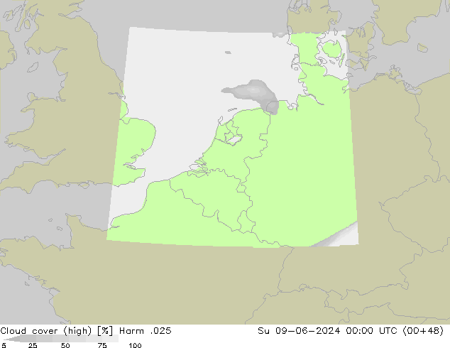 vysoký oblak Harm .025 Ne 09.06.2024 00 UTC