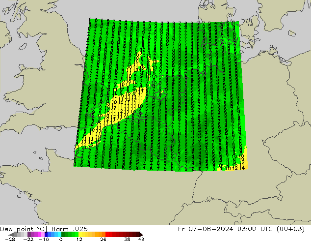 Çiğ Noktası Harm .025 Cu 07.06.2024 03 UTC