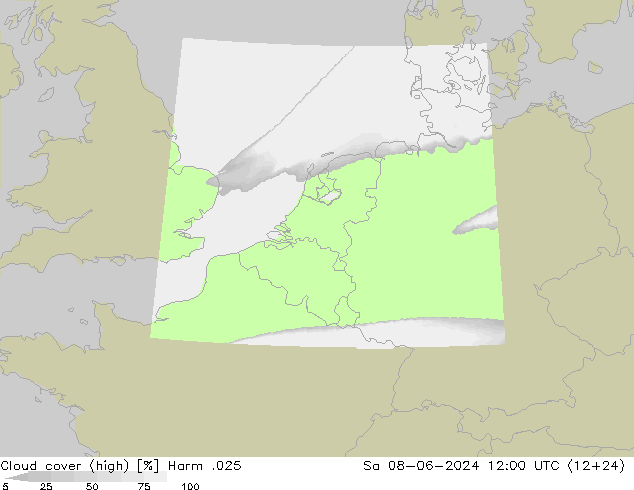 Bewolking (Hoog) Harm .025 za 08.06.2024 12 UTC