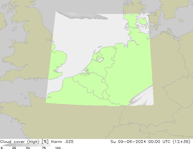 Wolken (hohe) Harm .025 So 09.06.2024 00 UTC