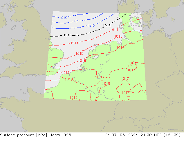 Presión superficial Harm .025 vie 07.06.2024 21 UTC