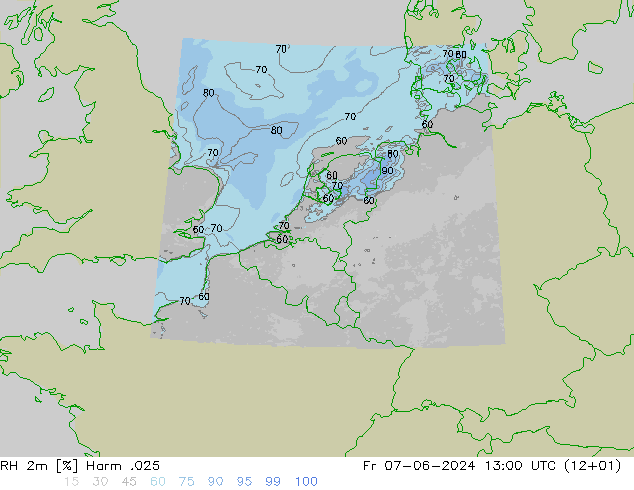 RH 2m Harm .025 Fr 07.06.2024 13 UTC